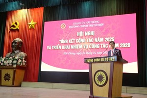 Trường Chính trị Tô Hiệu tổ chức Hội nghị tổng kết công tác năm 2025 và triển khai nhiệm vụ công tác năm 2026